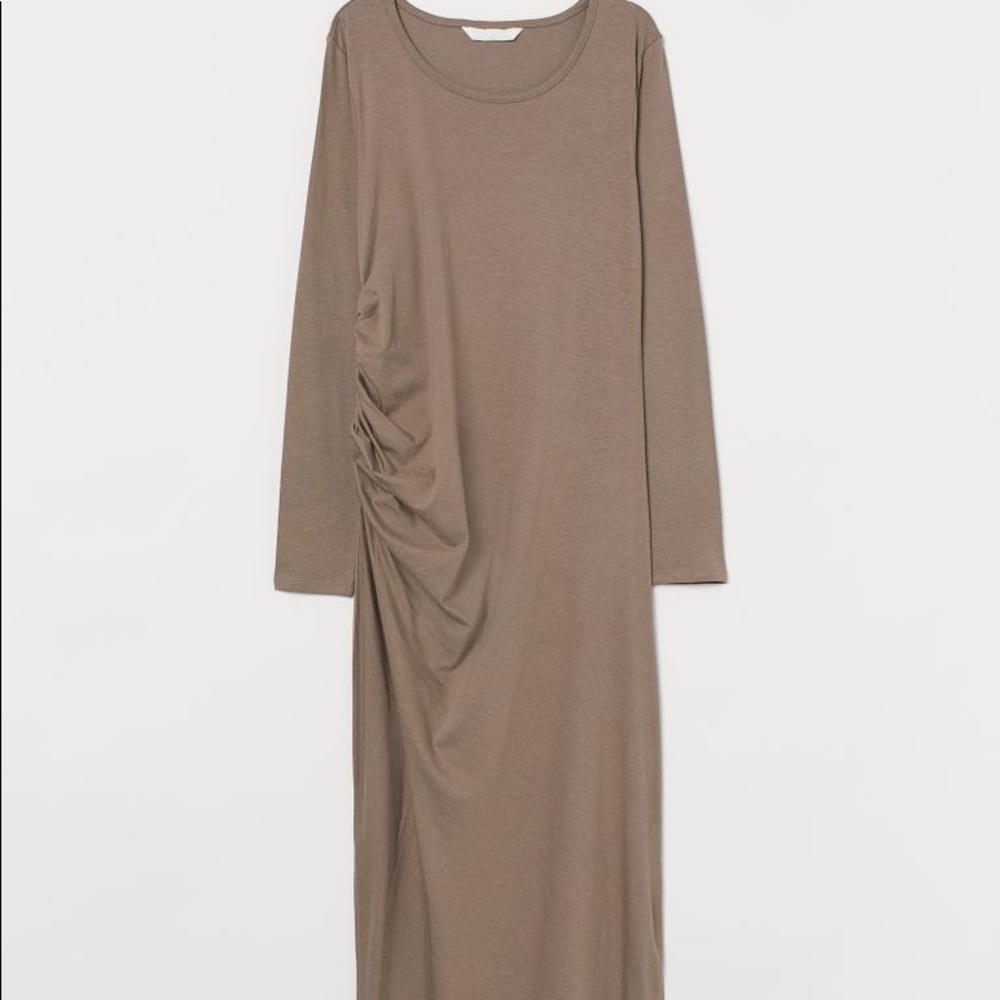 H&M  taupe maternity dress large